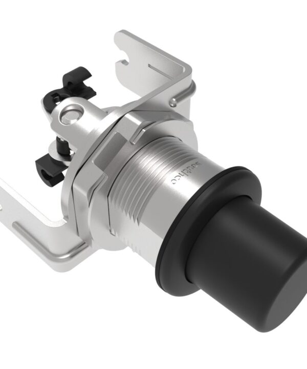 Southco Actuator, Single or Multi Point, with Cable Bracket, Push Button, Non-Locking, Nylon, Black
