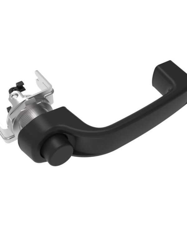 Southco Actuator, Single or Multi Point, with Cable Bracket, Push Button Handle, Non-Locking, Nylon, Black