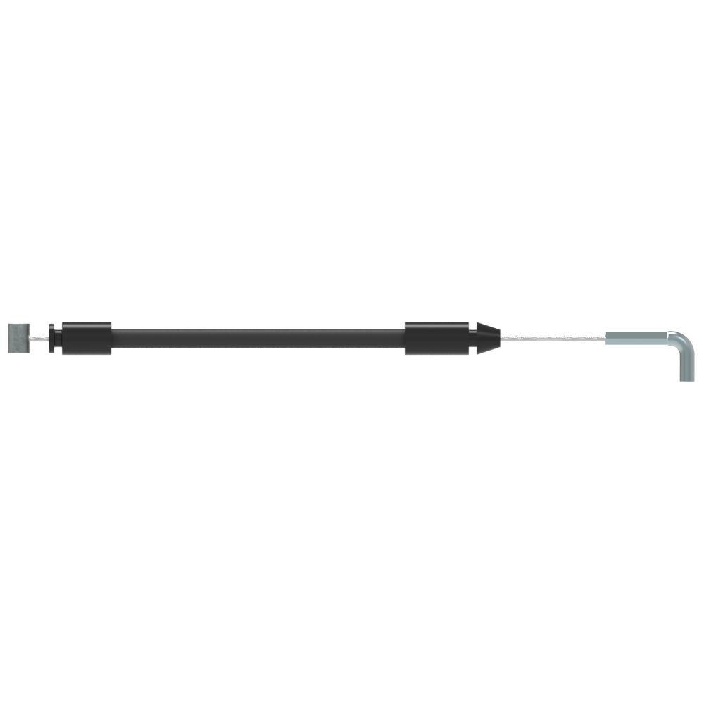 Southco Rotary System Cable, Type 7, Zinc Barrel to Zinc "L"