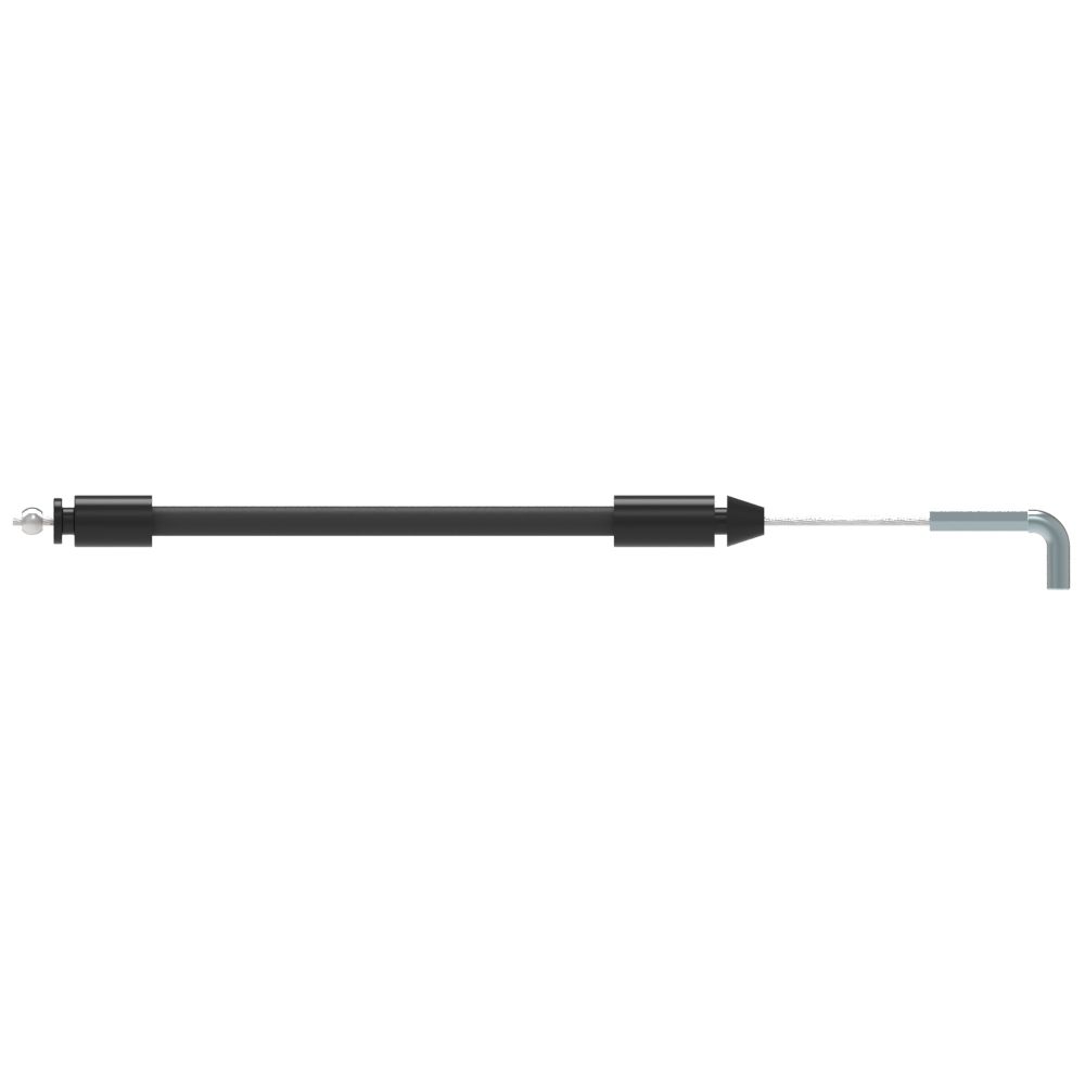 Southco Rotary System Cable, Type 7, Stainless Ball to Zinc "L"