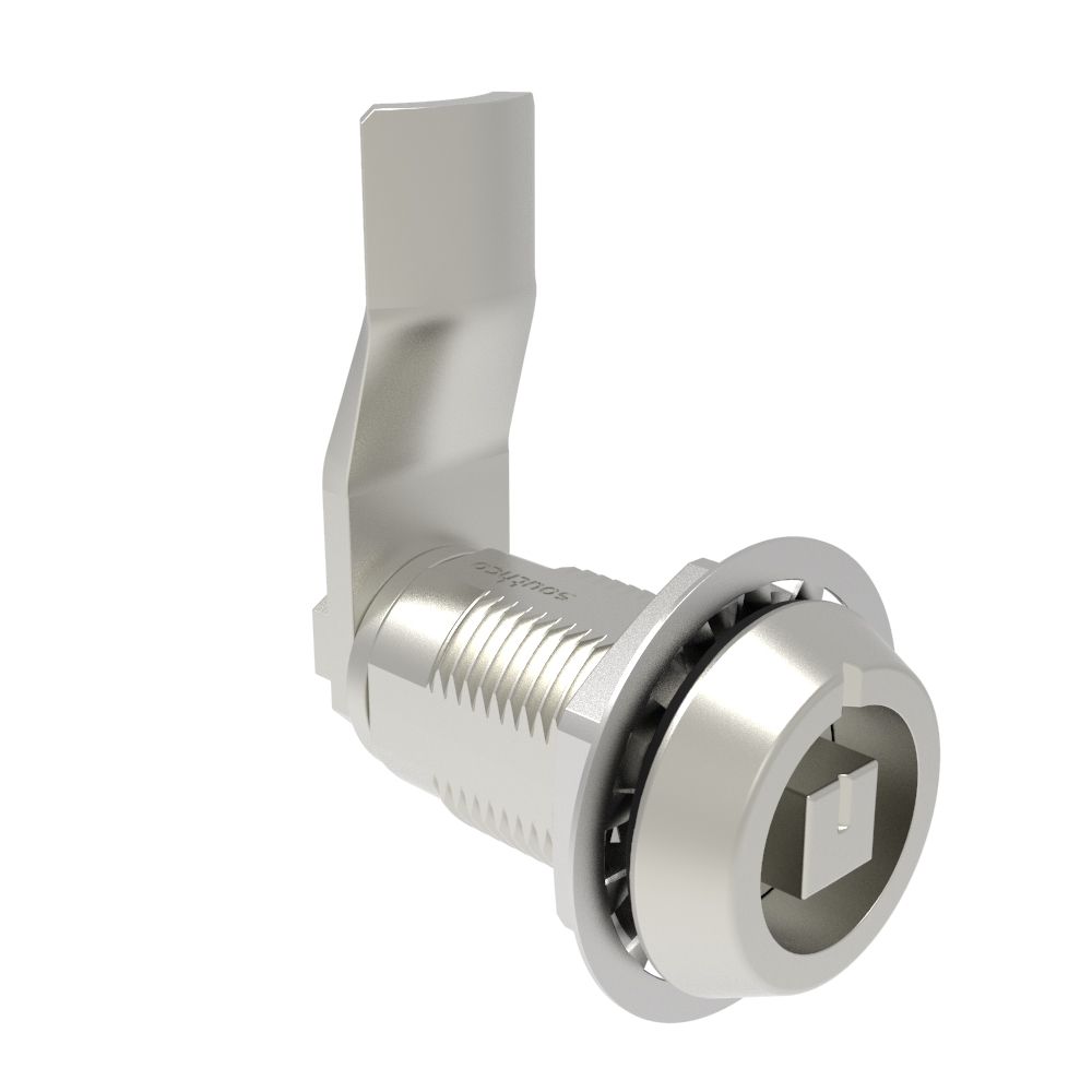 Southco VISE ACTION® Compression Latch, Large Size, 8 mm Square, Stainless Steel, Electropolished, 27 mm (1.06 in) Grip