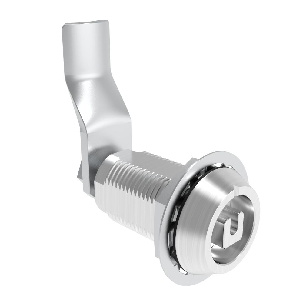 Southco VISE ACTION® Compression Latch, Large Size, 8 mm Square, Aluminum Alloy, Powder Coated, Clear, 42 mm (1.65 in) Grip