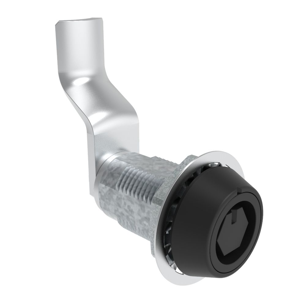 Southco VISE ACTION® Compression Latch, Large Size, Bellcore 216, Zinc Alloy, Powder Coated, Black, 43 mm (1.69 in) Grip