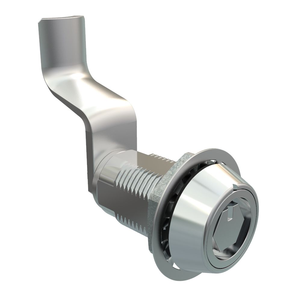 Southco VISE ACTION® Compression Latch, Large Size, Bellcore 216, Zinc Alloy, Chrome Plated, Bright, 47 mm (1.85 in) Grip