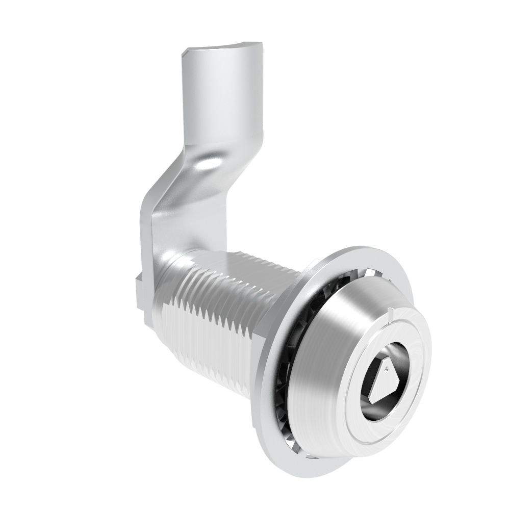 Southco VISE ACTION® Compression Latch, Large Size, 7 mm Triangle, Aluminum Alloy, Powder Coated, Clear, 30 mm (1.18 in) Grip