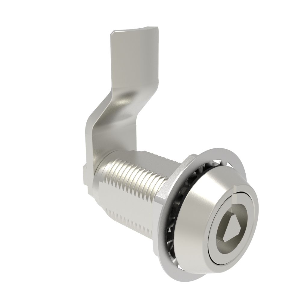Southco VISE ACTION® Compression Latch, Large Size, 7 mm Triangle, Stainless Steel, Electropolished, 21 mm (0.83 in) Grip