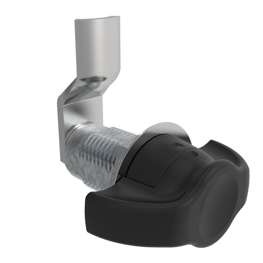 Southco VISE ACTION® Compression Latch, Large Size, Wing, Zinc Alloy, Powder Coated, Black, 25 mm (0.98 in) Grip