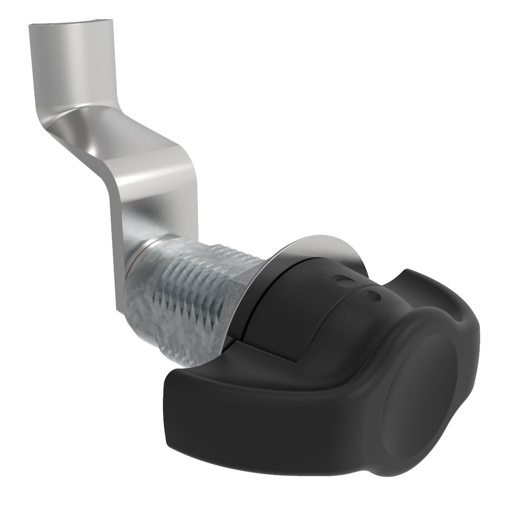 Southco VISE ACTION® Compression Latch, Large Size, Wing, Zinc Alloy, Powder Coated, Black, 49 mm (1.93 in) Grip