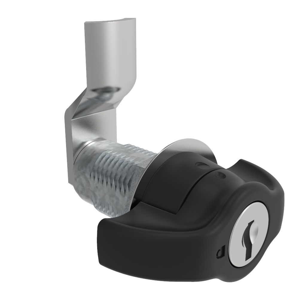Southco VISE ACTION® Compression Latch, Large Size, Wing, Zinc Alloy, Powder Coated, Black, 23 mm (0.91 in) Grip