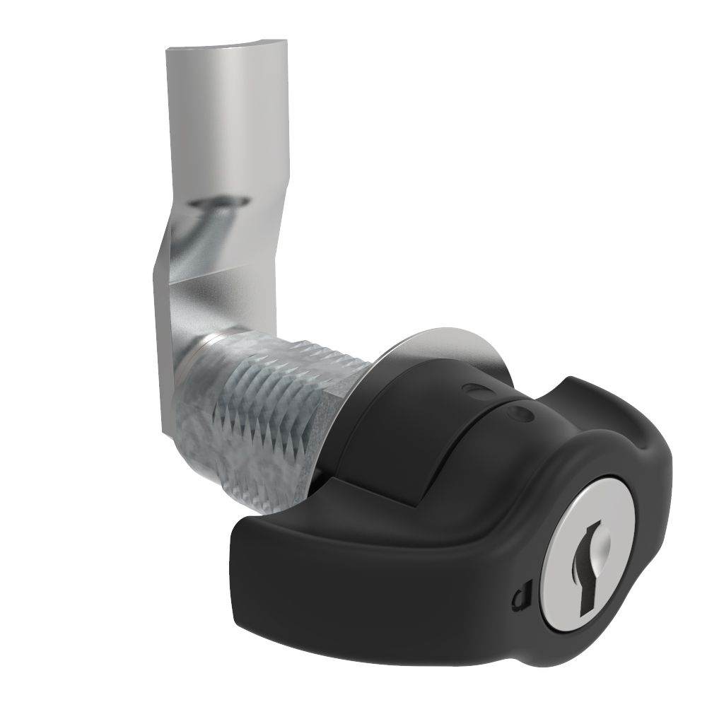 Southco VISE ACTION® Compression Latch, Large Size, Wing, Zinc Alloy, Powder Coated, Black, 31 mm (1.22 in) Grip