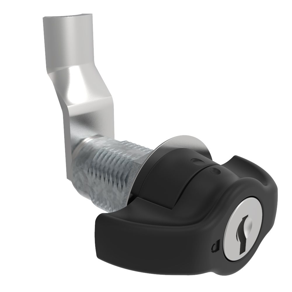 Southco VISE ACTION® Compression Latch, Large Size, Wing, Zinc Alloy, Powder Coated, Black, 37 mm (1.46 in) Grip