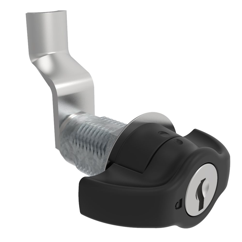 Southco VISE ACTION® Compression Latch, Large Size, Wing, Zinc Alloy, Powder Coated, Black, 43 mm (1.69 in) Grip