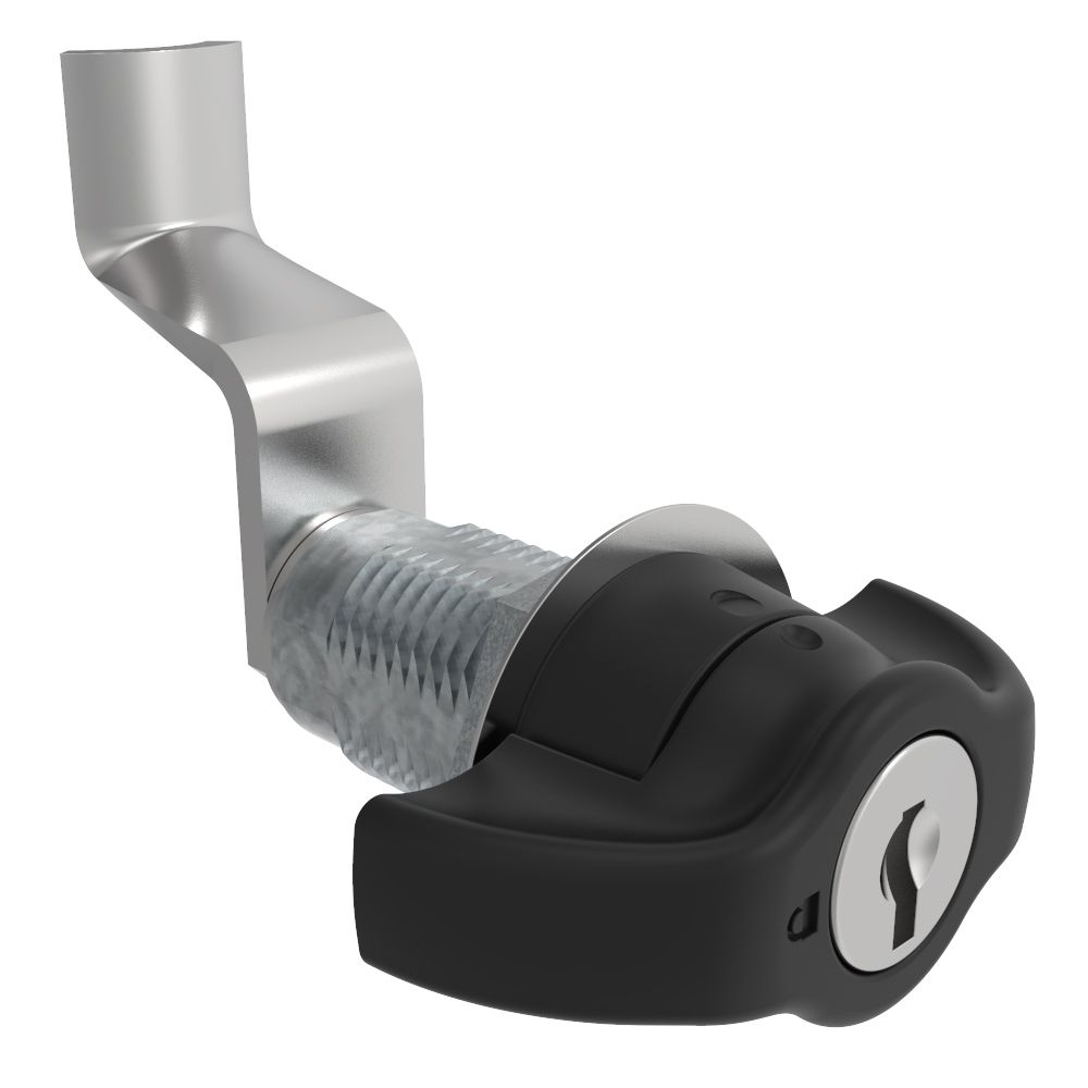 Southco VISE ACTION® Compression Latch, Large Size, Wing, Zinc Alloy, Powder Coated, Black, 49 mm (1.93 in) Grip