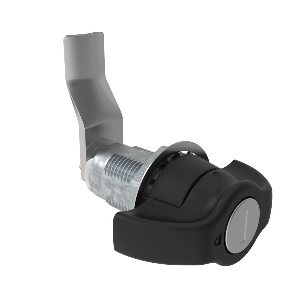Southco VISE ACTION® Compression Latch, Large Size, Wing, Zinc Alloy, Powder Coated, Black, 39 mm (1.54 in) Grip