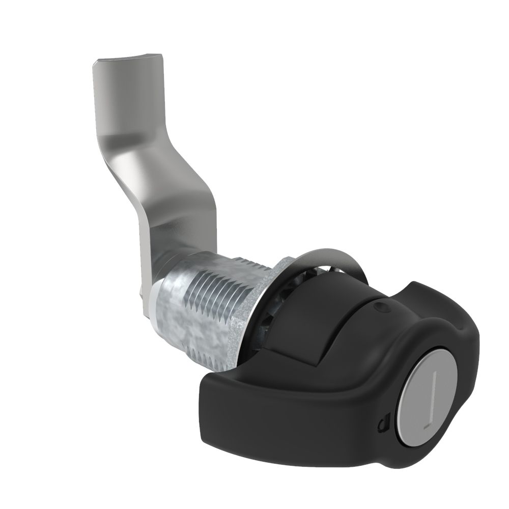 Southco VISE ACTION® Compression Latch, Large Size, Wing, Zinc Alloy, Powder Coated, Black, 43 mm (1.69 in) Grip