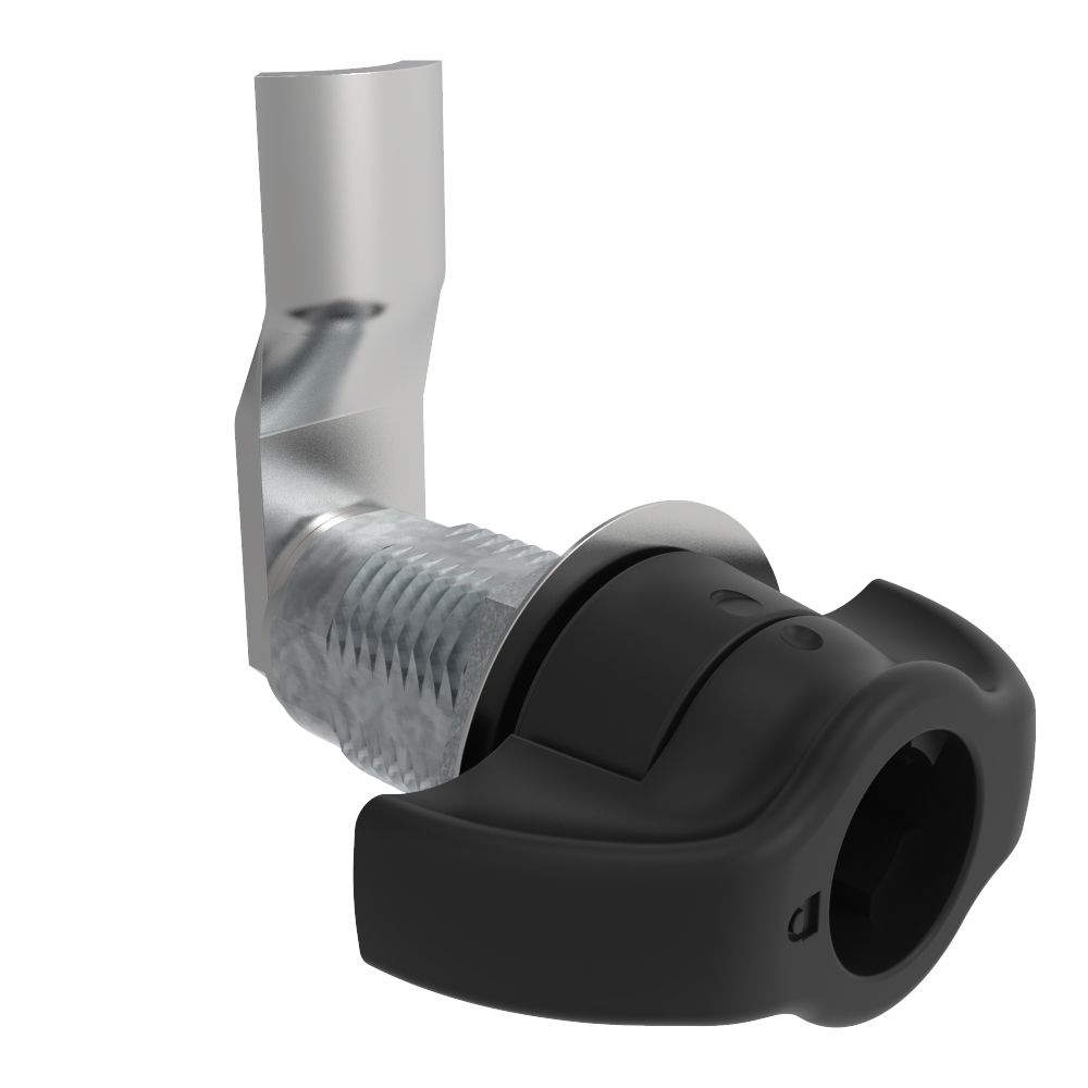 Southco VISE ACTION® Compression Latch, Large Size, Wing, Zinc Alloy, Powder Coated, Black, 27 mm (1.06 in) Grip