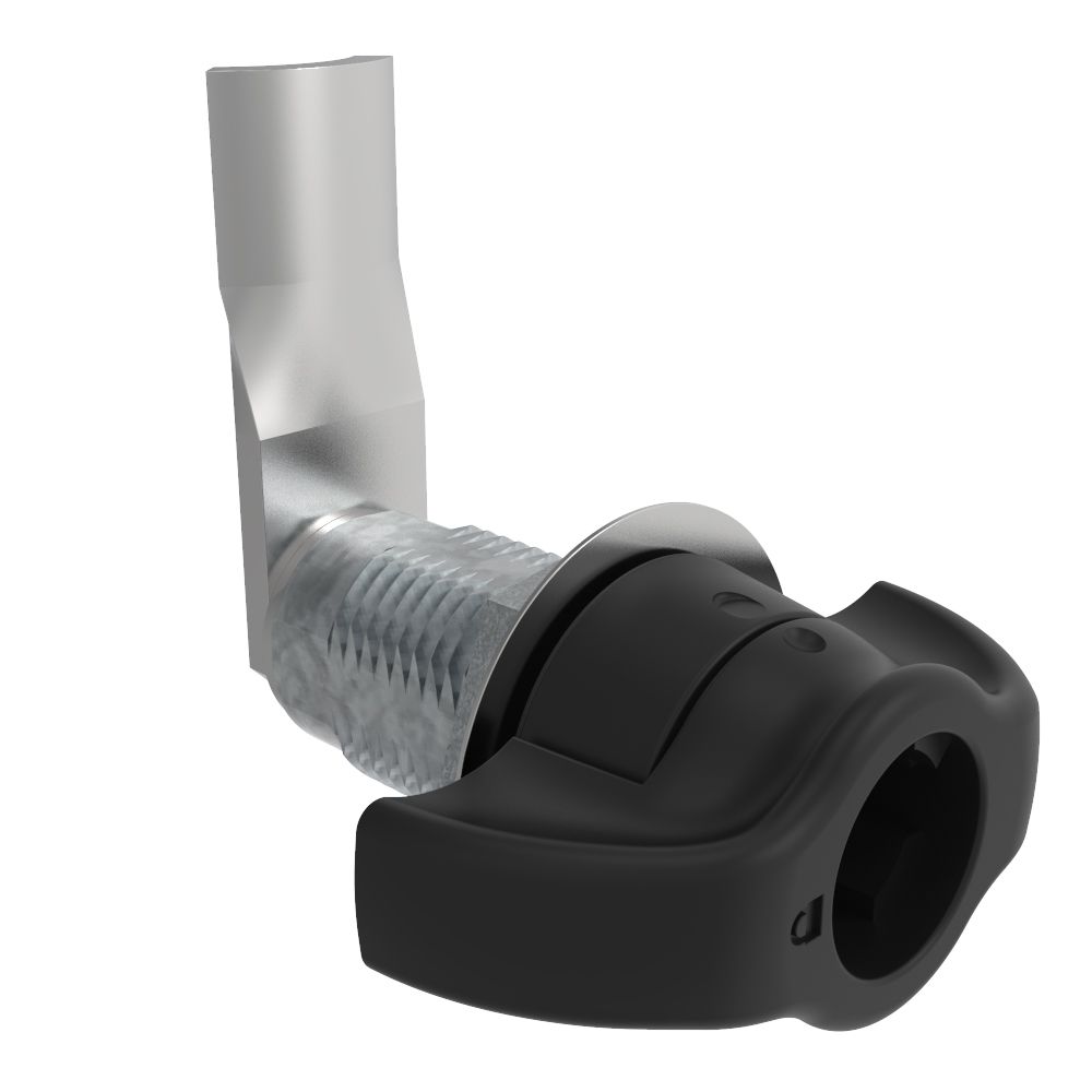 Southco VISE ACTION® Compression Latch, Large Size, Wing, Zinc Alloy, Powder Coated, Black, 33 mm (1.3 in) Grip