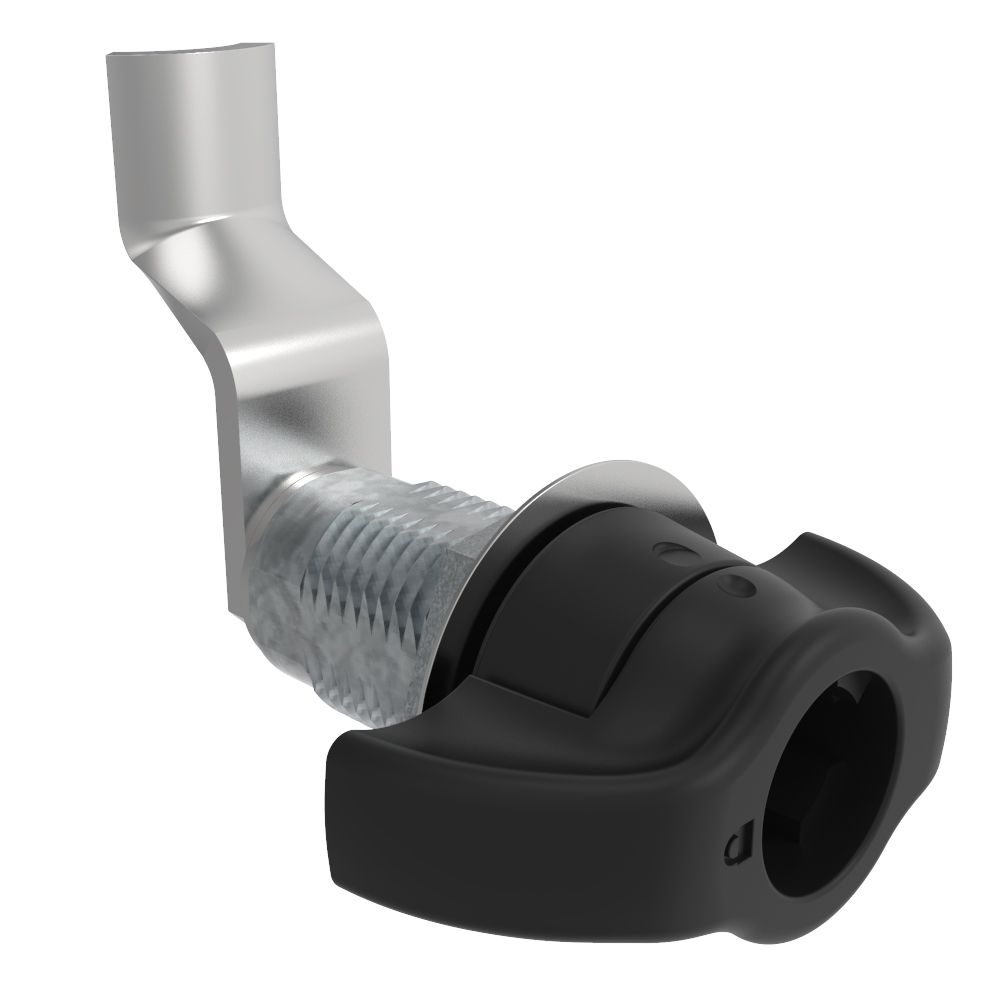 Southco VISE ACTION® Compression Latch, Large Size, Wing, Zinc Alloy, Powder Coated, Black, 43 mm (1.69 in) Grip