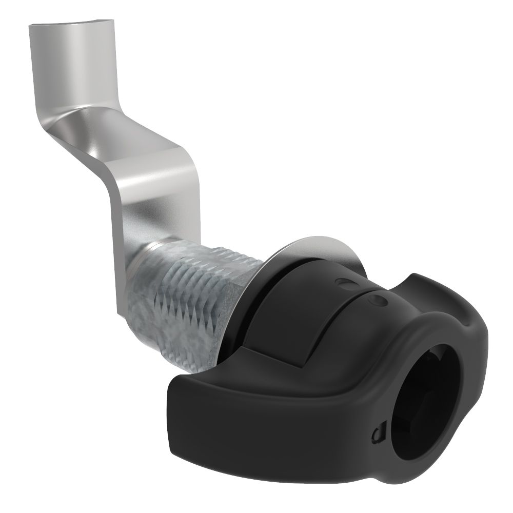 Southco VISE ACTION® Compression Latch, Large Size, Wing, Zinc Alloy, Powder Coated, Black, 47 mm (1.85 in) Grip