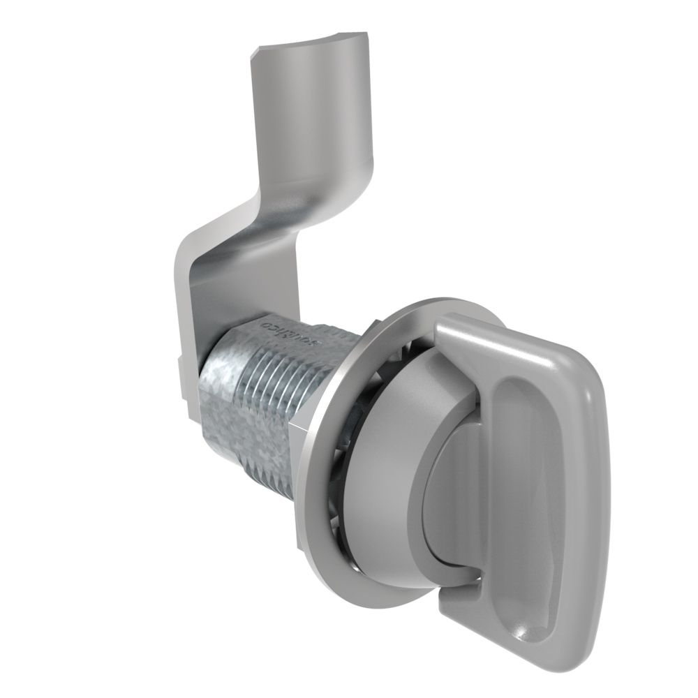 Southco VISE ACTION® Compression Latch, Large Size, Knob Style, Zinc Alloy, Powder Coated, Silver, 17 mm (0.67 in) Grip