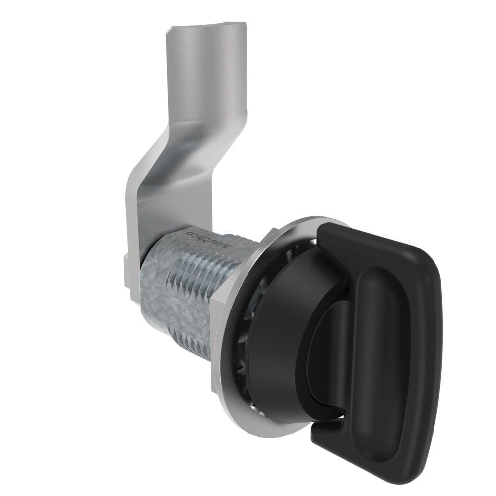 Southco VISE ACTION® Compression Latch, Large Size, Knob Style, Zinc Alloy, Powder Coated, Black, 21 mm (0.83 in) Grip