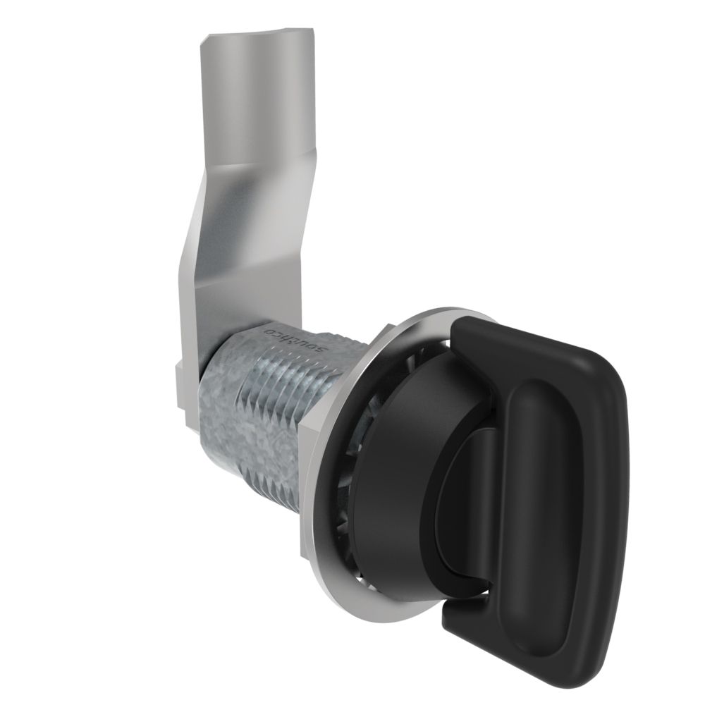 Southco VISE ACTION® Compression Latch, Large Size, Knob Style, Zinc Alloy, Powder Coated, Black, 29 mm (1.14 in) Grip