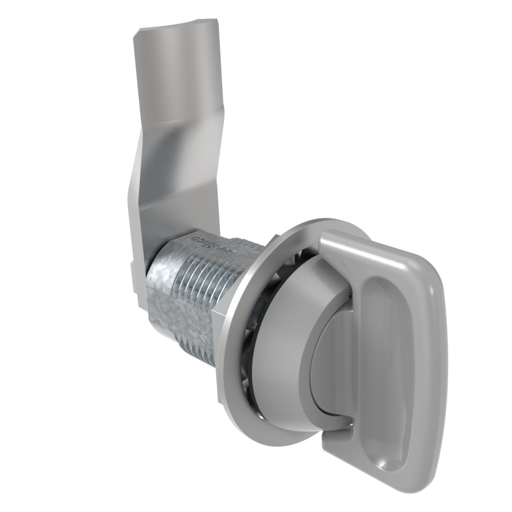 Southco VISE ACTION® Compression Latch, Large Size, Knob Style, Zinc Alloy, Powder Coated, Silver, 29 mm (1.14 in) Grip