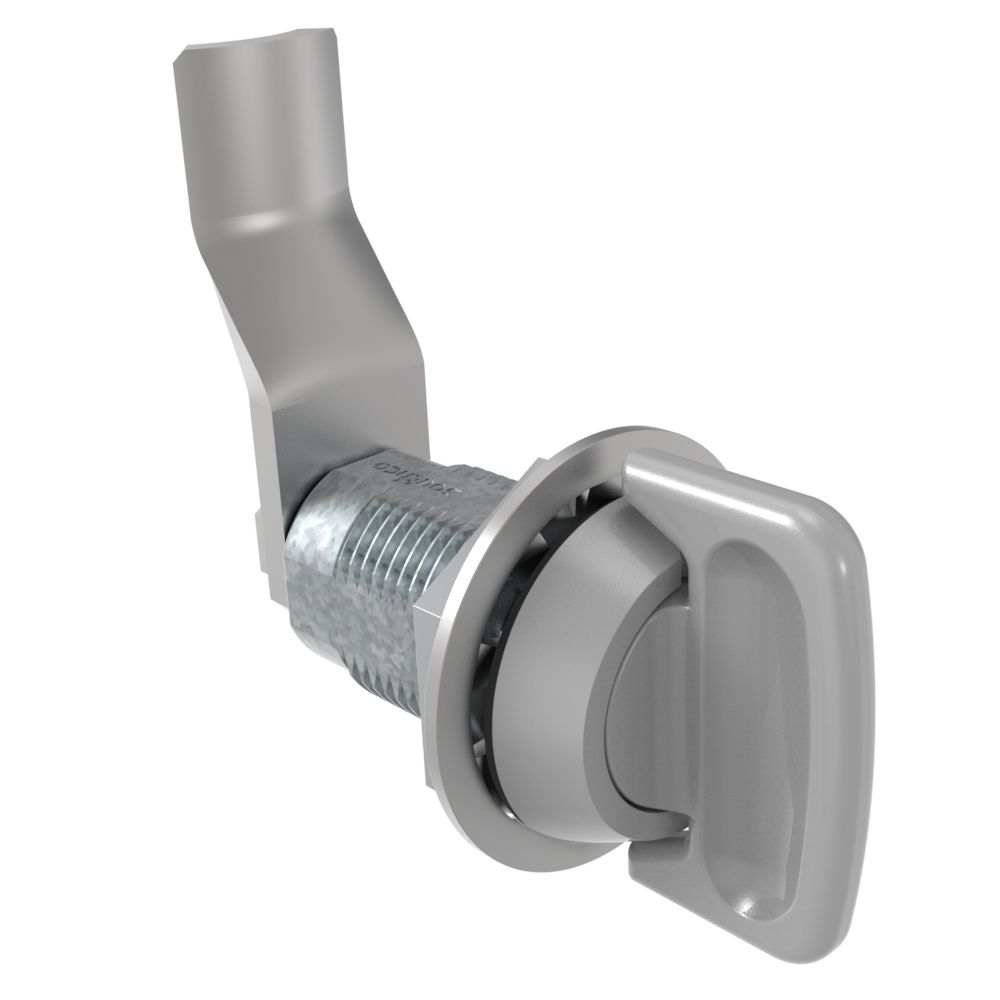 Southco VISE ACTION® Compression Latch, Large Size, Knob Style, Zinc Alloy, Powder Coated, Silver, 35 mm (1.38 in) Grip