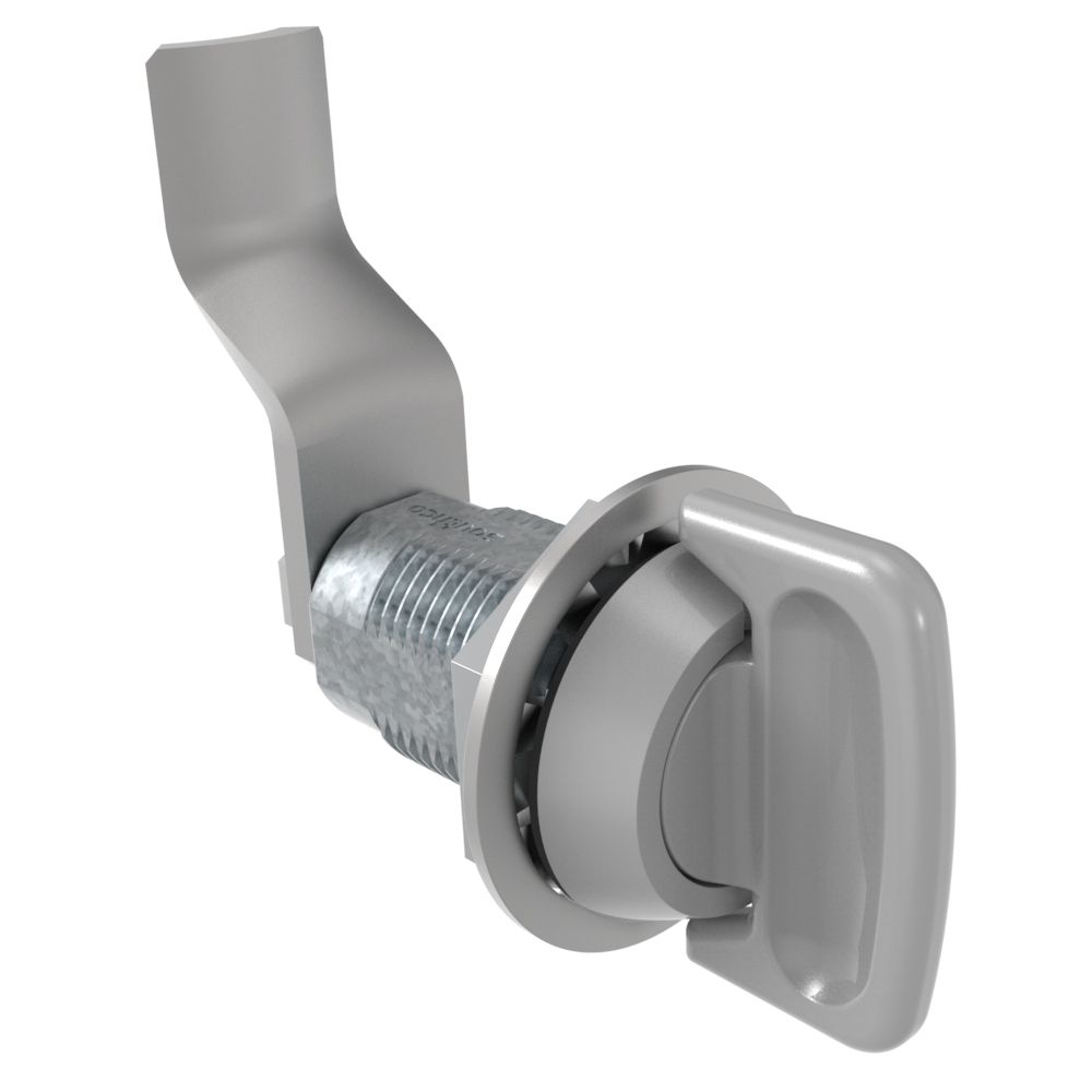 Southco VISE ACTION® Compression Latch, Large Size, Knob Style, Zinc Alloy, Powder Coated, Silver, 45 mm (1.77 in) Grip