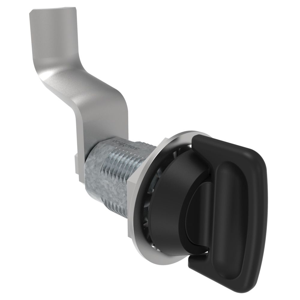 Southco VISE ACTION® Compression Latch, Large Size, Knob Style, Zinc Alloy, Powder Coated, Black, 47 mm (1.85 in) Grip