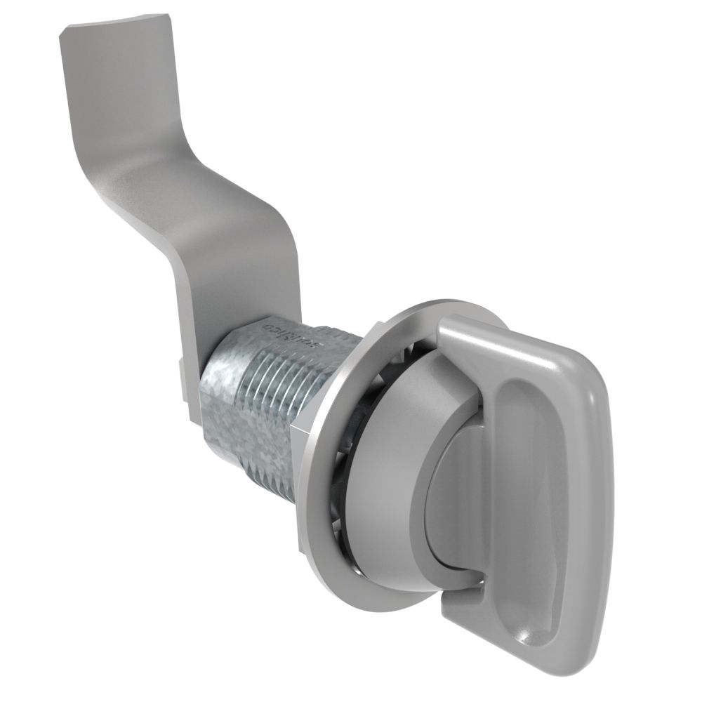 Southco VISE ACTION® Compression Latch, Large Size, Knob Style, Zinc Alloy, Powder Coated, Silver, 51 mm (2.01 in) Grip