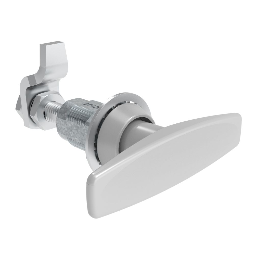 Southco VISE ACTION® Compression Latch, Large Size, T-Handle, Zinc Alloy, Powder Coated, Silver