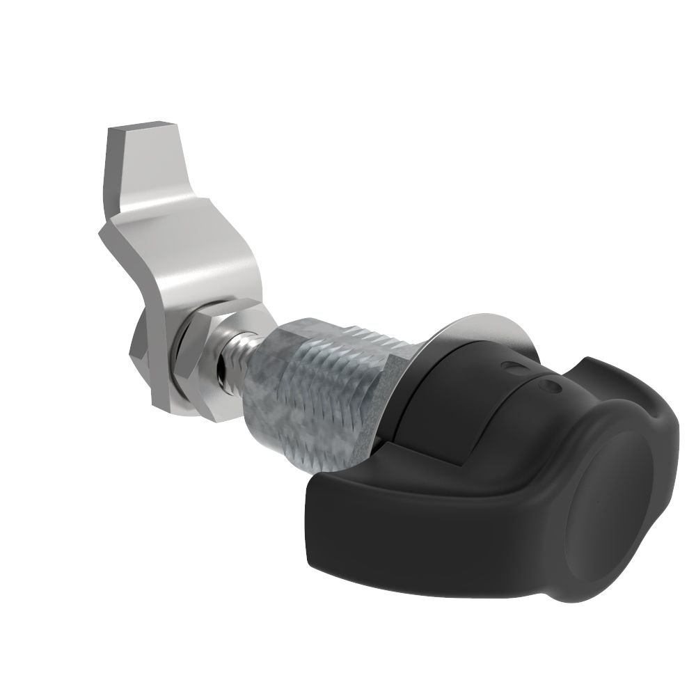 Southco VISE ACTION® Compression Latch, Large Size, Wing, Zinc Alloy, Powder Coated, Black