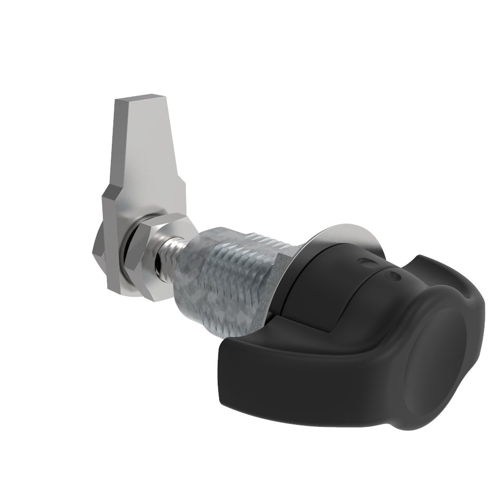 Southco VISE ACTION® Compression Latch, Large Size, Wing, Zinc Alloy, Powder Coated, Black