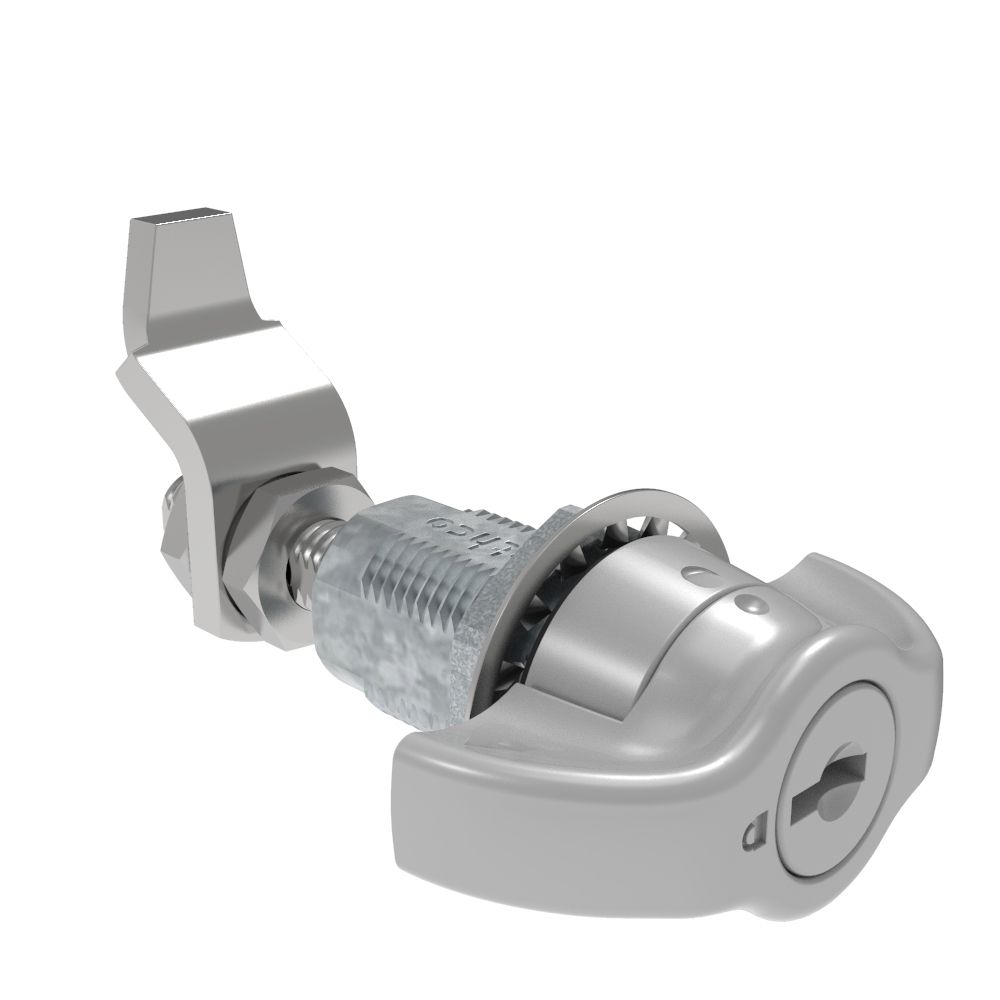 Southco VISE ACTION® Compression Latch, Large Size, Wing, Zinc Alloy, Powder Coated, Silver