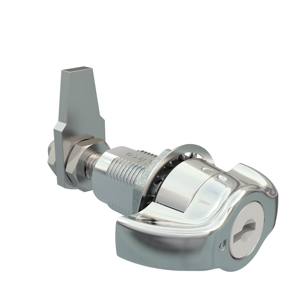 Southco VISE ACTION® Compression Latch, Large Size, Wing, Zinc Alloy, Chrome Plated, Bright