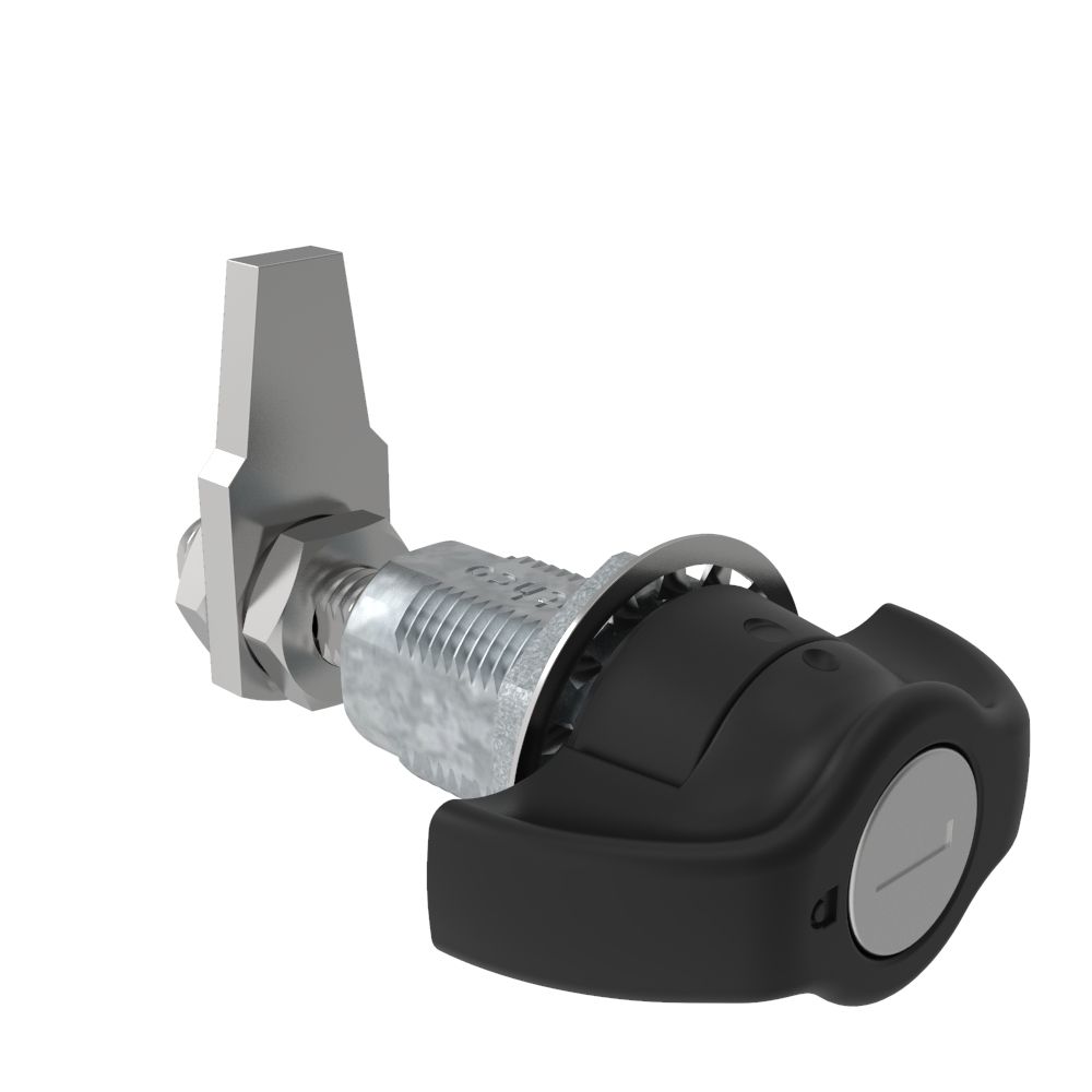 Southco VISE ACTION® Compression Latch, Large Size, Wing, Zinc Alloy, Powder Coated, Black