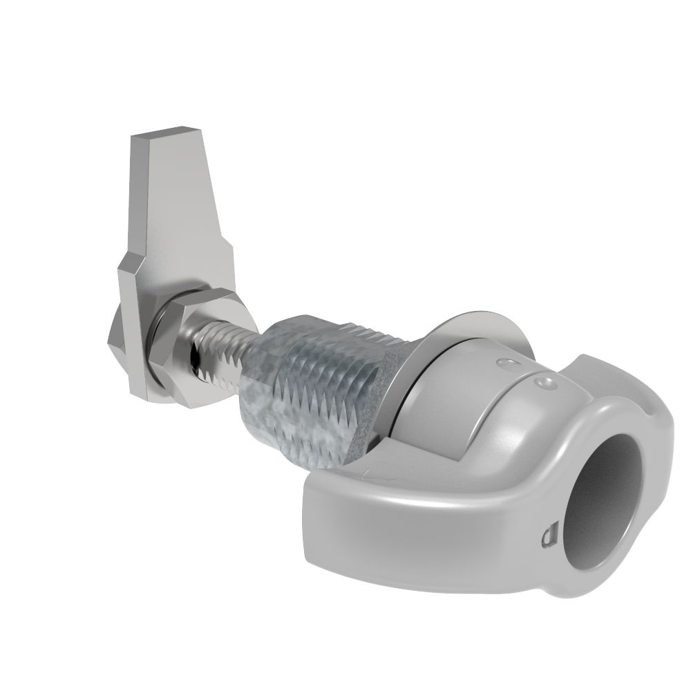 Southco VISE ACTION® Compression Latch, Large Size, Wing, Zinc Alloy, Powder Coated, Silver