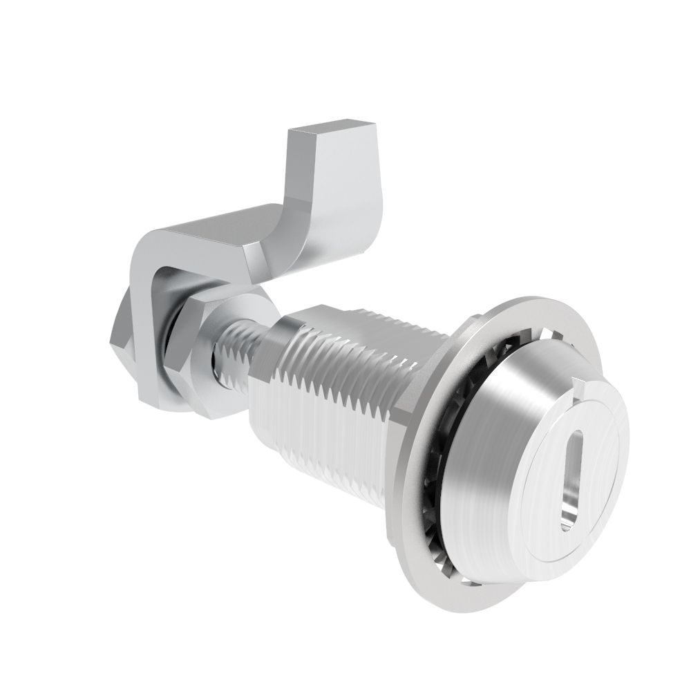 Southco VISE ACTION® Compression Latch, Large Size, Slotted Recess, Aluminum Alloy, Powder Coated, Clear