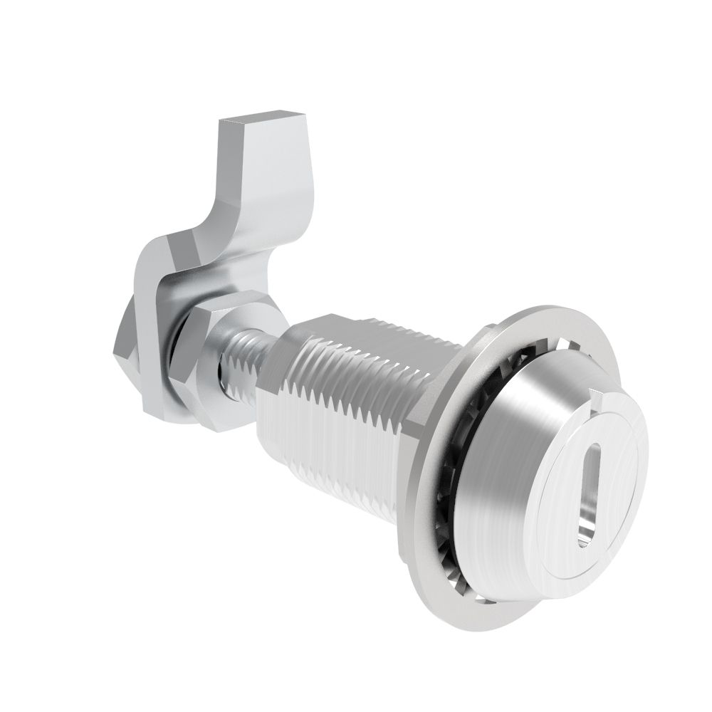 Southco VISE ACTION® Compression Latch, Large Size, Slotted Recess, Aluminum Alloy, Powder Coated, Clear