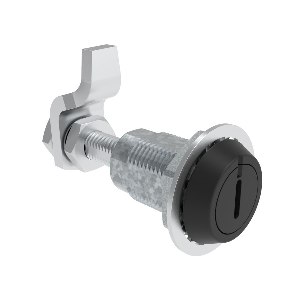 Southco VISE ACTION® Compression Latch, Large Size, Slotted Recess, Zinc Alloy, Powder Coated, Black