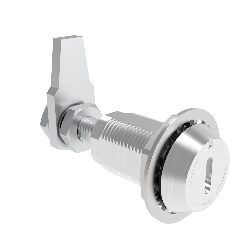 Southco VISE ACTION® Compression Latch, Large Size, Slotted Recess, Aluminum Alloy, Powder Coated, Clear