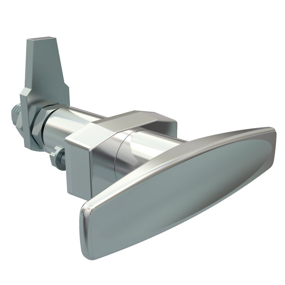 Southco VISE ACTION® Compression Latch, Large Size, T-Handle, Zinc Alloy, Chrome Plated, Bright
