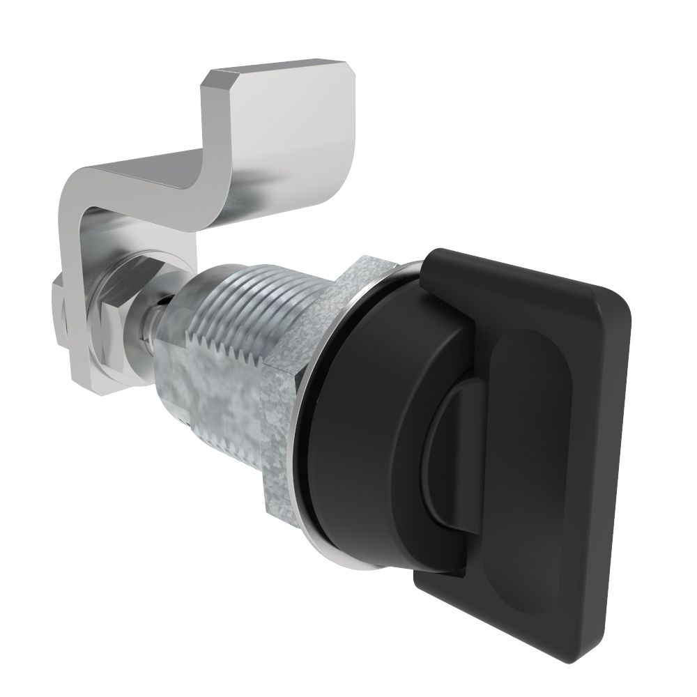 Southco VISE ACTION® Compression Latch, Small Size, Knob Style, Zinc Alloy, Powder Coated, Black