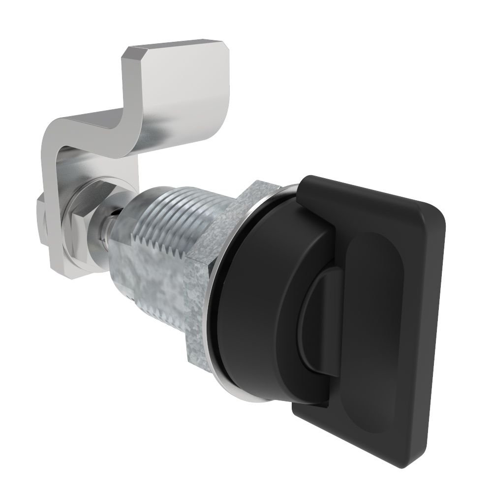 Southco VISE ACTION® Compression Latch, Small Size, Knob Style, Zinc Alloy, Powder Coated, Black