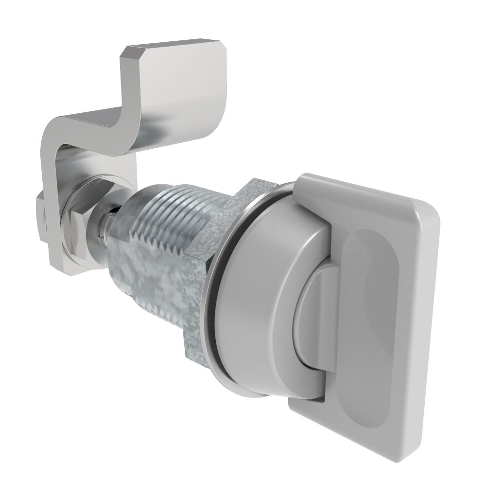 Southco VISE ACTION® Compression Latch, Small Size, Knob Style, Zinc Alloy, Powder Coated, Silver