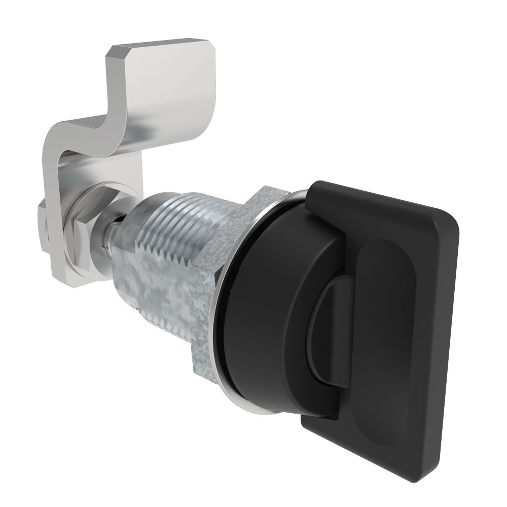 Southco VISE ACTION® Compression Latch, Small Size, Knob Style, Zinc Alloy, Powder Coated, Black
