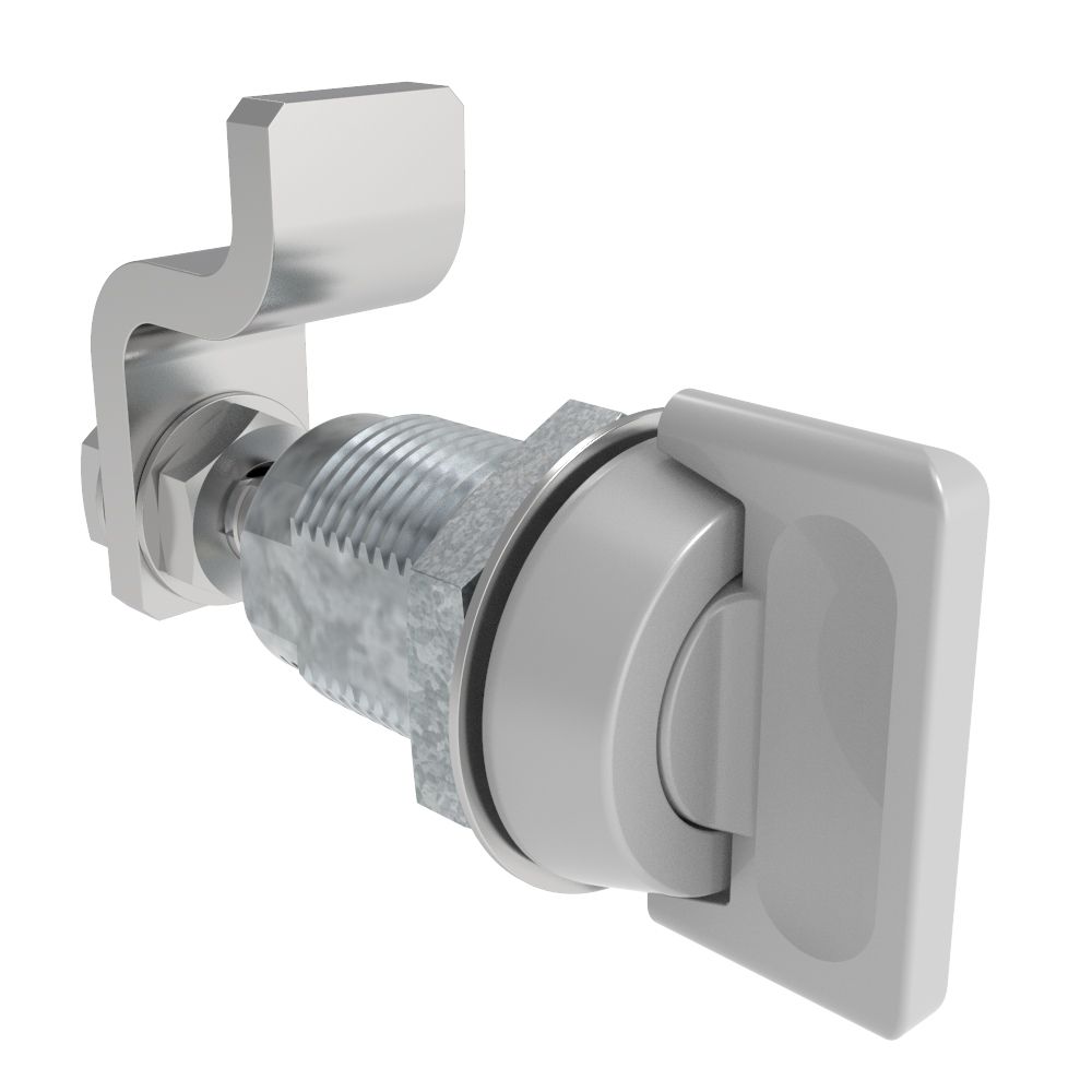 Southco VISE ACTION® Compression Latch, Small Size, Knob Style, Zinc Alloy, Powder Coated, Silver