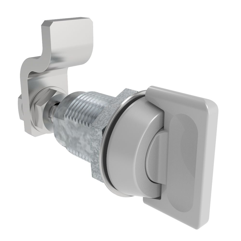 Southco VISE ACTION® Compression Latch, Small Size, Knob Style, Zinc Alloy, Powder Coated, Silver