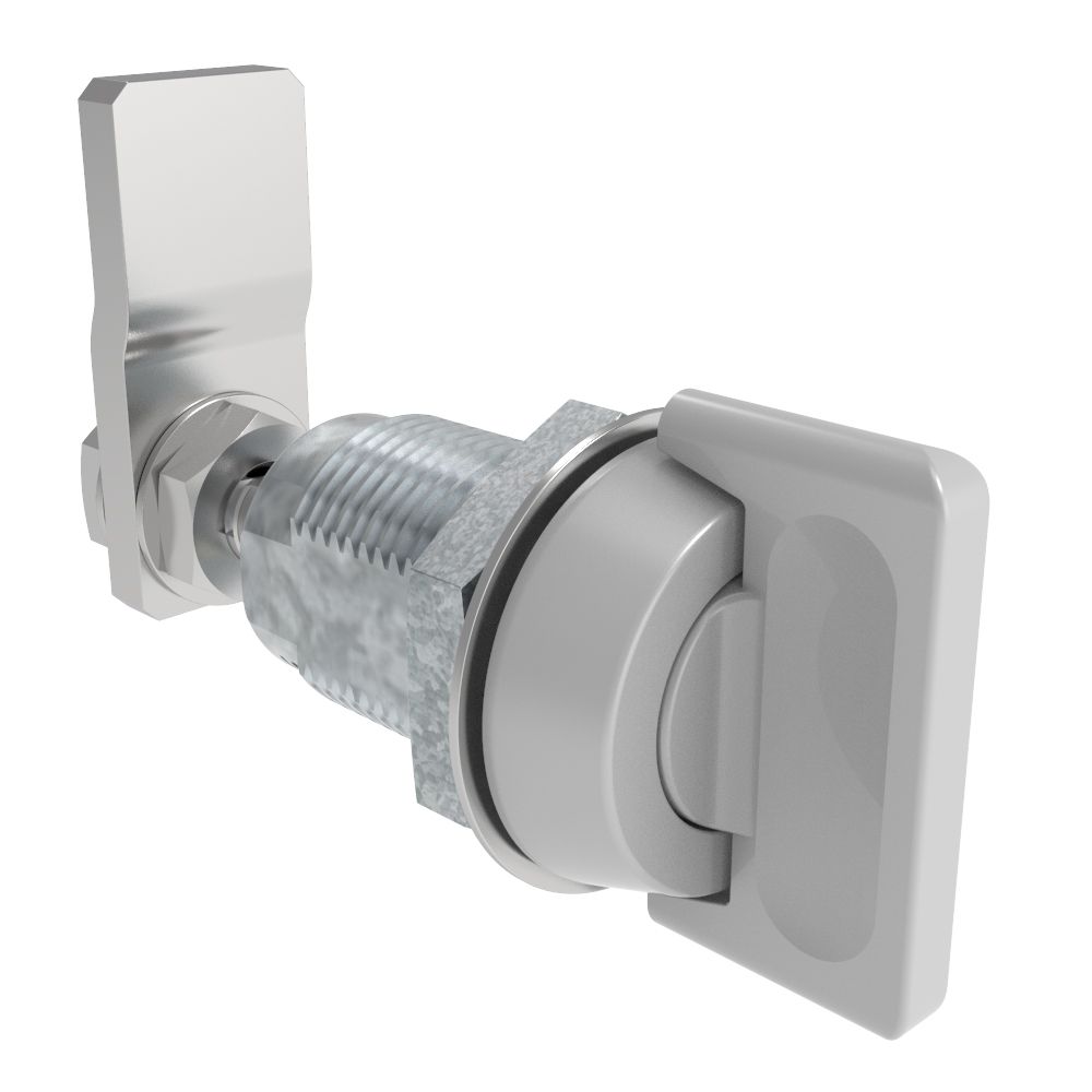 Southco VISE ACTION® Compression Latch, Small Size, Knob Style, Zinc Alloy, Powder Coated, Silver